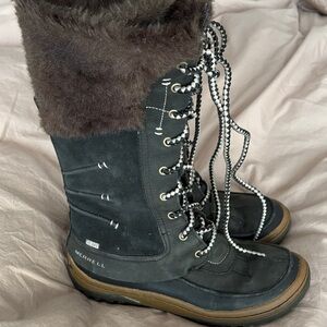 Merrell Black Winter Boots